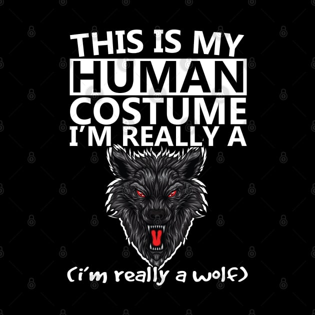 this is human costume im really a wolf by youki