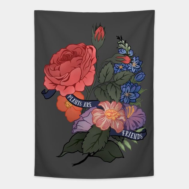 Plants Are Friends Tapestry by FabulouslyFeminist