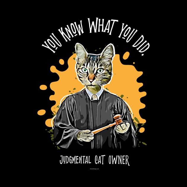 Judgmental Cat #2 funny silently judging pet by eBrushDesign