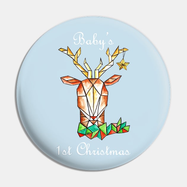 Baby's First Christmas Pin by crismotta