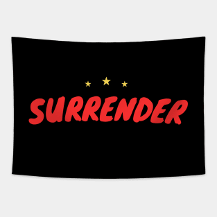 Surrender | Christian Typography Tapestry