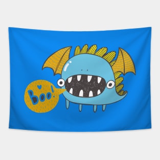 Flying Monster Calling Boo... Tapestry