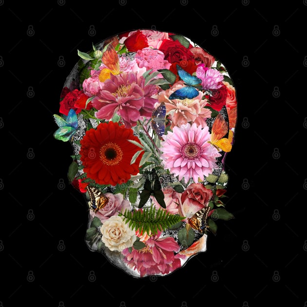 skull, cool skull, skull mask face by Collagedream