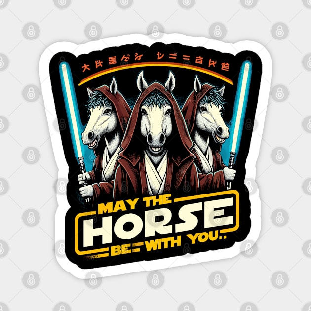 May the Horse be with You Magnet by Lima's
