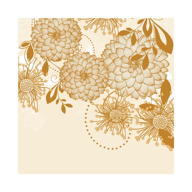 Asian-Inspired Chrysanthemum 6 by Makanahele