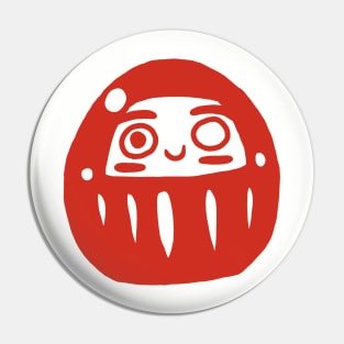 Minimalist Daruma Pin