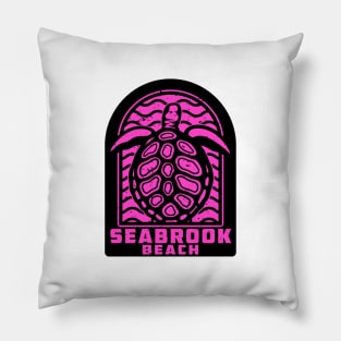 Seabrook Beach New Hampshire Sea Turtle NH Pillow