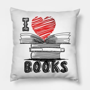 I love books Pillow