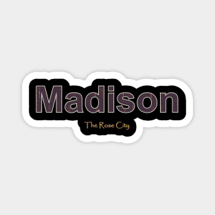 Madison Grunge Text Magnet