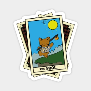 TAROT CARDS DECK | THE FOOL. | FORTUNE CAT Magnet