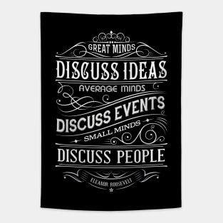 Great minds discuss ideas Tapestry