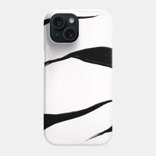 Black and White Minimalist Art Phone Case