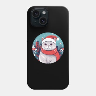 British Shorthair Cat Xmas, Love Cats Phone Case