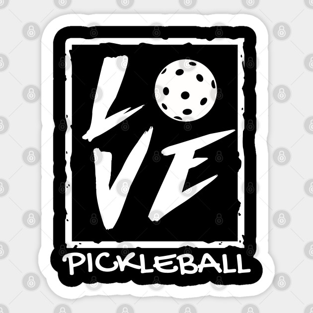 Awesome Pickleball Gift Pickleball Love Gift Design - Pickleball - Sticker