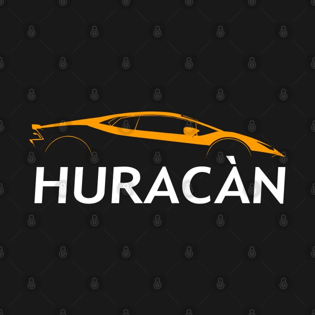 Huracan silhouette by Meca-artwork