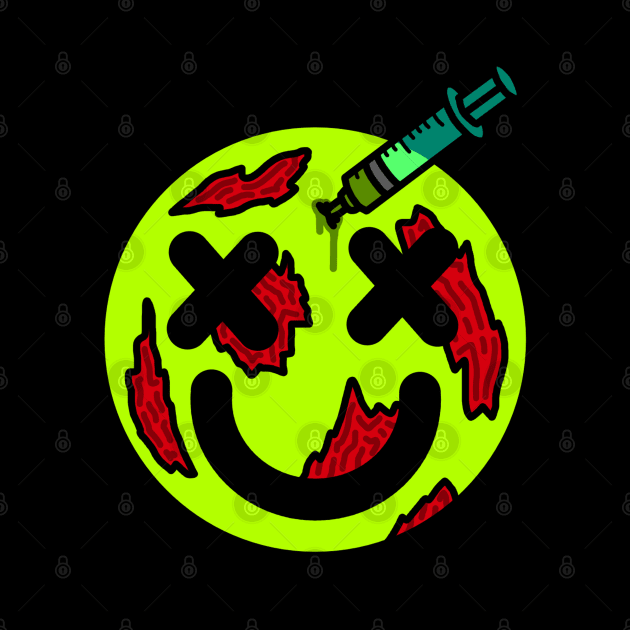 Infected Smiley by GiantAlienMonster