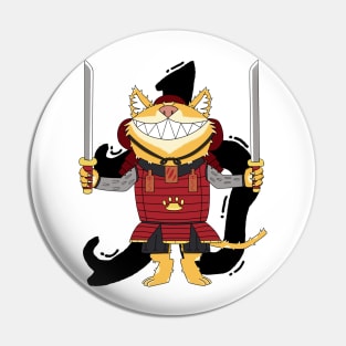 The Mighty Cat Samurai! Pin