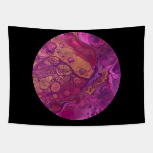 Pink Passion / Acrylic Pouring Tapestry