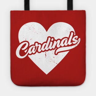 Vintage Cardinals School Spirit // High School Football Mascot // Go Cardinals Tote