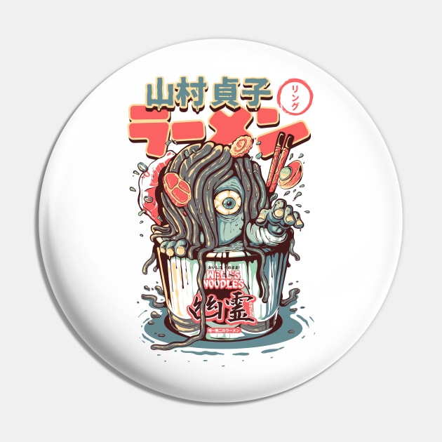 Yurei Well's Ramen II Pin by demonigote