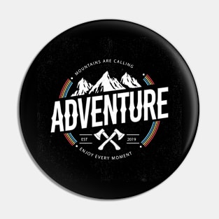 Mountains Are Calling Adventure Pin