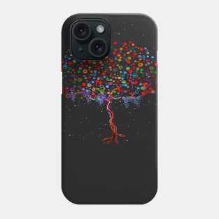 Psychedelic tree Phone Case