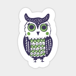 Quiet Owl Magnet