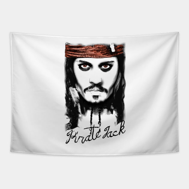 Jack the Pirate Tapestry by RedSheep