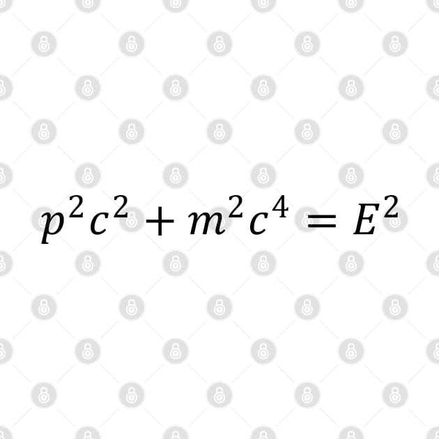 Energy Of A Relativistic Particle Equation by ScienceCorner