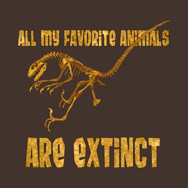 All My Fav Animals Are Extinct - Raptor by Viergacht