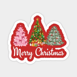 Merry Christmas Tree Magnet