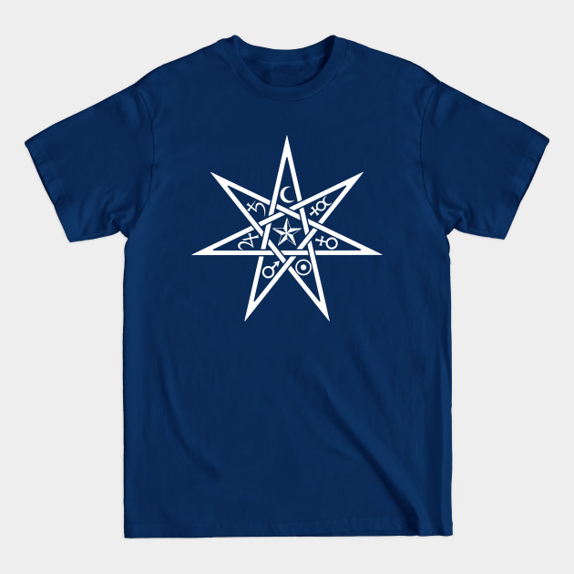 Discover Seven Pointed Alchemy Star - Alchemy Symbols - T-Shirt