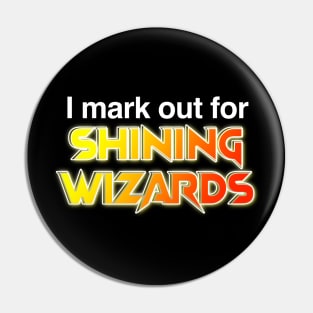 I mark out for shining wizards Pin