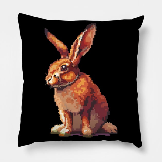 16-Bit Hare Pillow by Animal Sphere