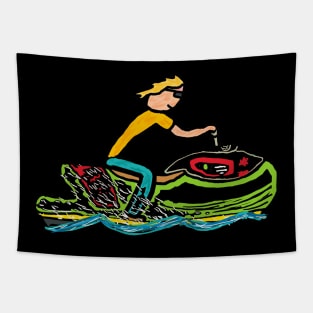 Jet Ski Tapestry