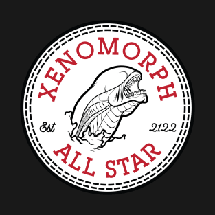 Xenomorph Alien All Star Converse Logo T-Shirt