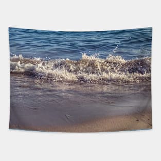 Summer Travel Beach Sea Waves Sand Tapestry