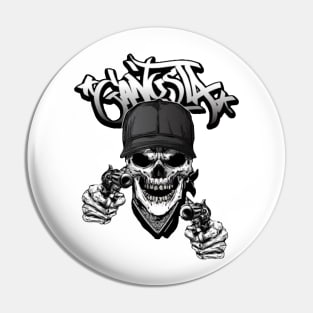 Gangsta skull Pin