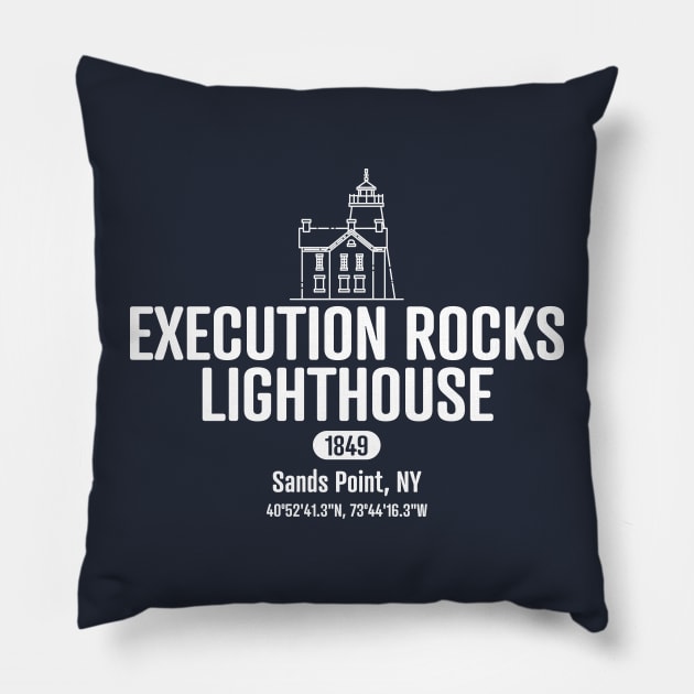 Execution Rocks Lighthouse Pillow by SMcGuire