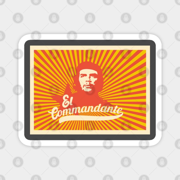 Che Guevara - viva la Revolution - Che Pop Art Magnet by Boogosh