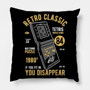 Retro Classic Tetris Pillow