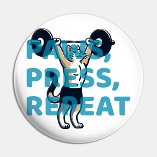 Paws Press Repeat: Cat Fitness! Pin