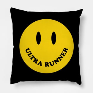 Ultra Runner Smile Face Pillow