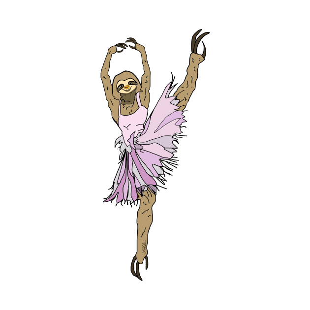 Sloth Ballerina Tutu by notsniwart