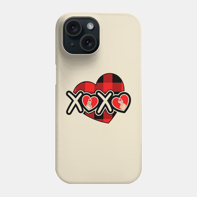 Xoxo Heart Phone Case by overpeck