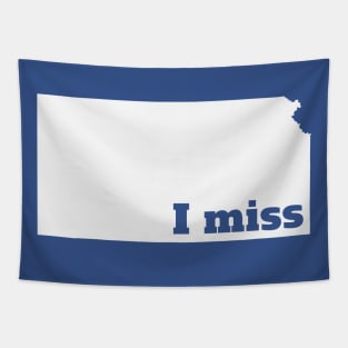 I Miss Kansas - My Home State Tapestry