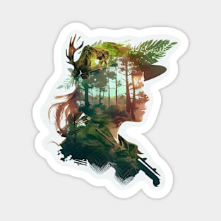 Huntress - Double Exposure Magnet