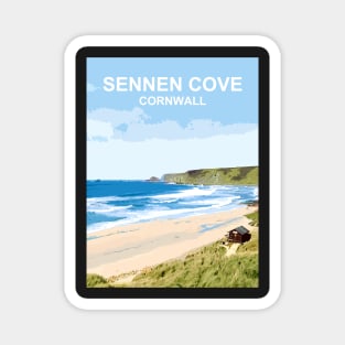 Sennen Cove Summer Cornwall art gift Magnet