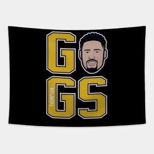 Klay Thompson en State Go Gs Tapestry