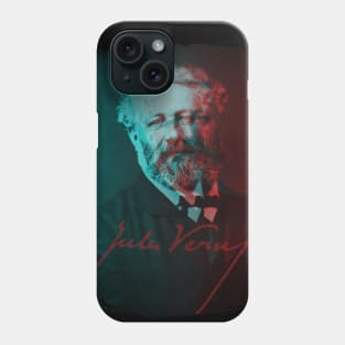 Science Fiction Visionary - Jules Verne Portrait 3 Phone Case